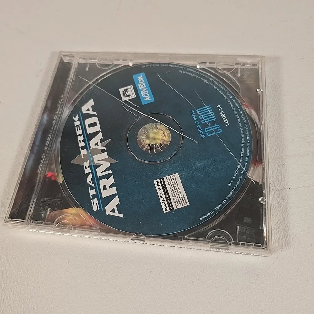 Star Trek‎ Armada (2000) PC CD ROM Computer Video Game, Sci Fi Fantasy RTS RPG